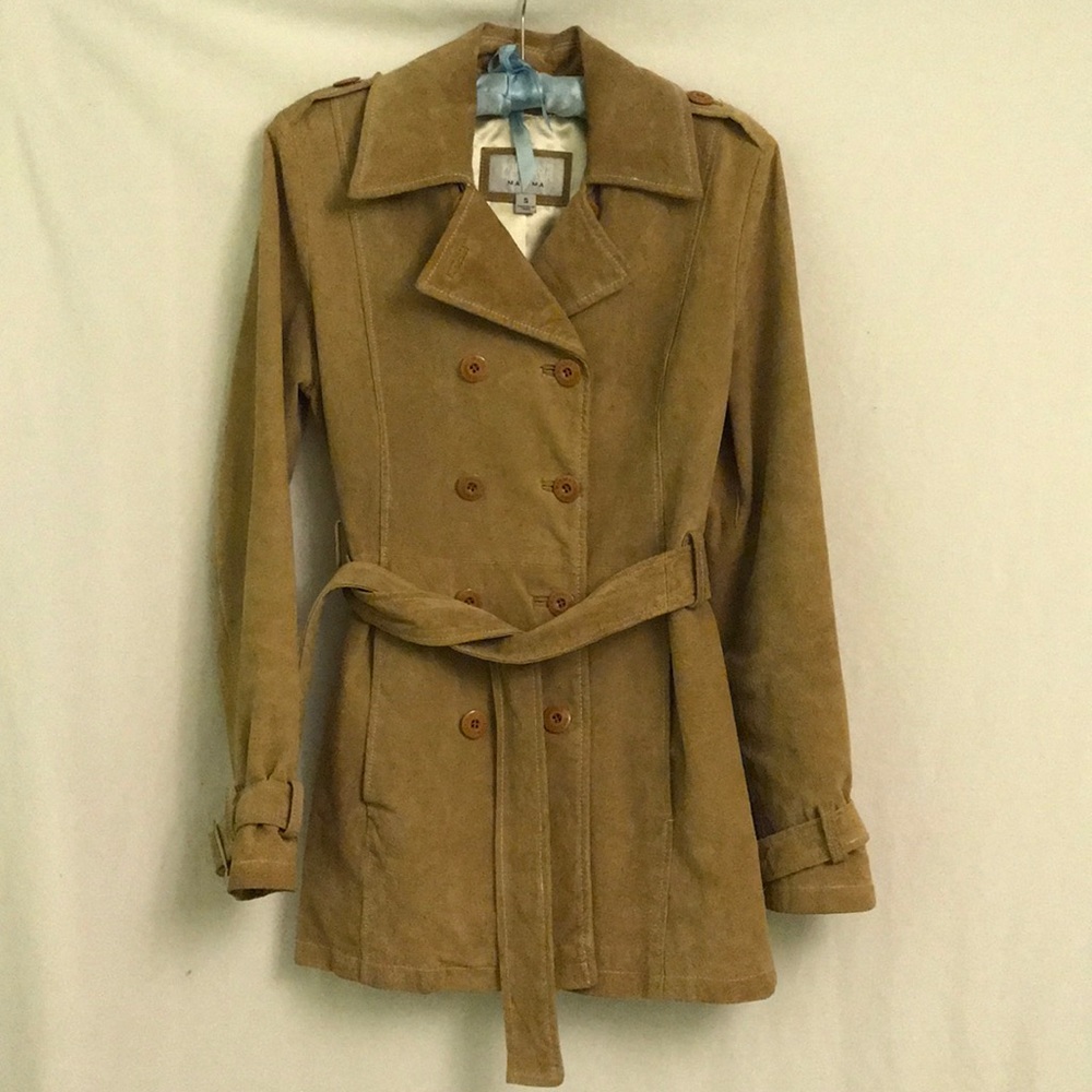 Wilson’s Leather Maxima Suede Trench Coat